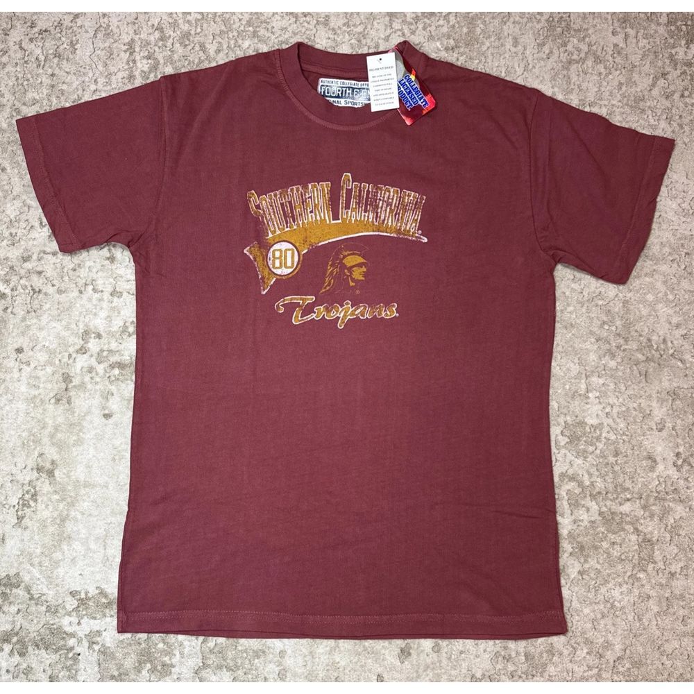 University of Southern California Trojans USC Shirt, Medium, Burgundy, NWT